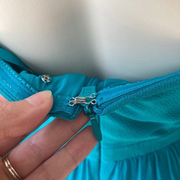 Y2k Turquoise Halter Maxi Dress - Picture 7 of 13